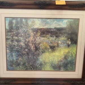 Framed Impressionist Landscape Art Print